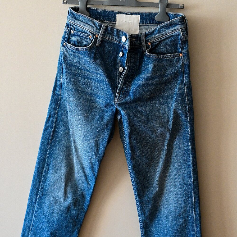 Mother Jeans - The Tomcat in 'kneeling on stones' wash size 28